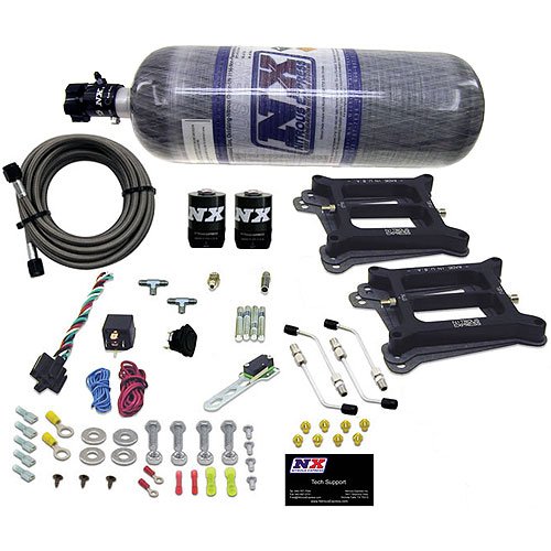 Conventional Stage 6 Nitrous Plate System Dual Holley 4150 Carb Spray Plates