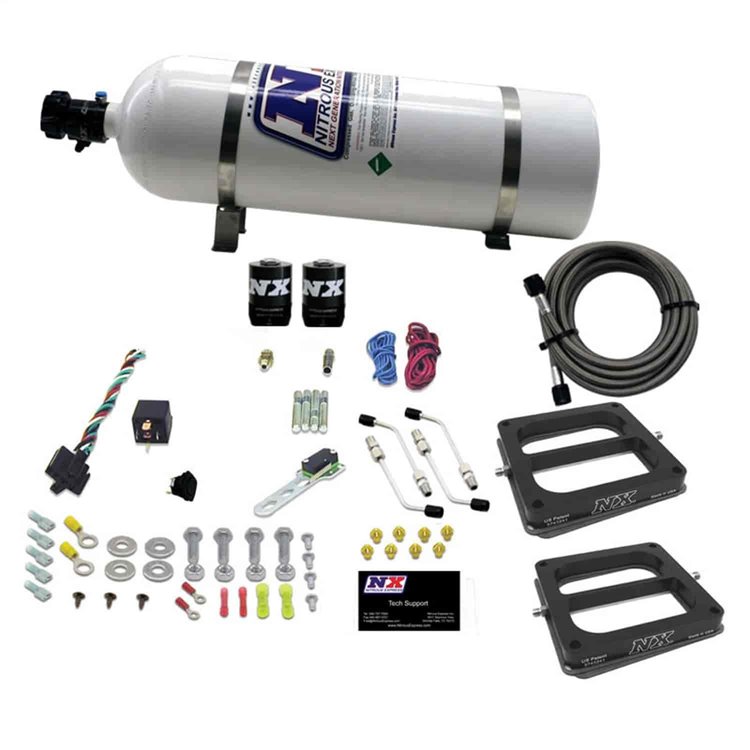 Conventional Stage 6 Nitrous Plate System Dual Holley 4500 Dominator Carb Spray Plates