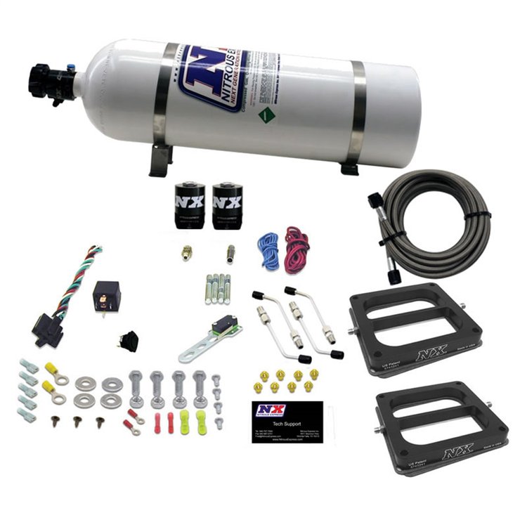 Conventional Stage 6 Nitrous Plate System Dual Holley 4500 Dominator Carb Spray Plates