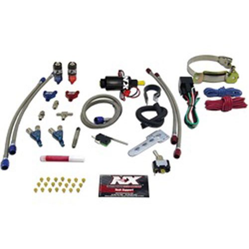 Lightning Direct-Port Motorcycle Nitrous System For Carburetor 2-Cylinder Engine
