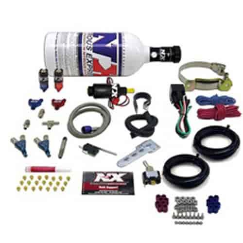 Lightning Direct-Port Motorcycle Nitrous System For Carburetor 2-Cylinder Engine