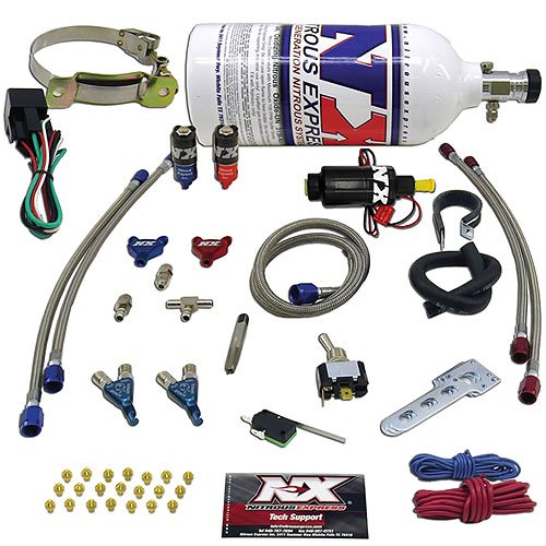 Lightning Direct-Port Motorcycle Nitrous System For EFI 2-Cylinder Engine