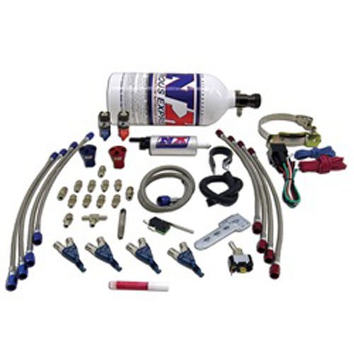 Lightning Direct-Port Motorcycle Nitrous System For Carburetor 4-Cylinder Engine