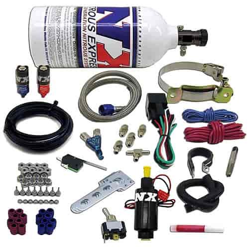 Lightning Direct-Port Motorcycle Nitrous System For Carburetor 1-Cylinder Engine