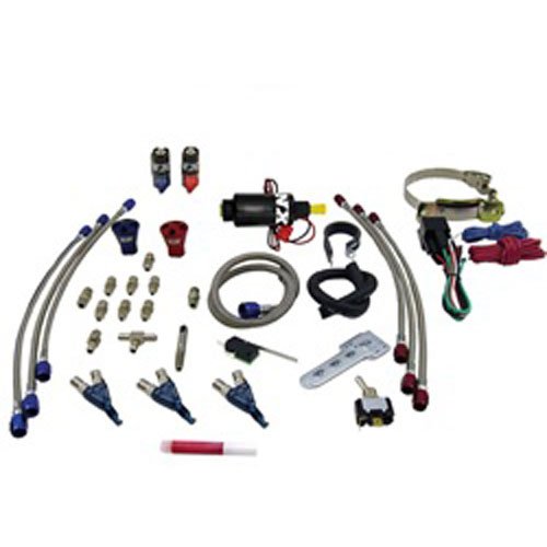 Lightning Direct-Port Motorcycle Nitrous System For Carburetor 3-Cylinder Engine