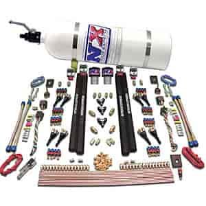 SX2 DUAL STG/GAS/RAILS 16 NZLS (200-1200HP) 4 FUEL 2 SUPER SHARK SOLENOID WITH 10 LB BOTTLE