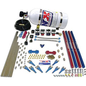 PRO-SHK/GAS (200-300-400-500-600HP) 4 SOLENOIDS WITH RAILS AND 15 LB BOTTLE