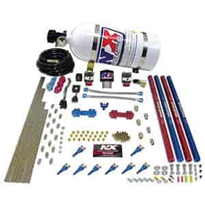 PRO-SHK/GAS (200-300-400-500-600HP) 2 FUEL 1 SUPERSHARK SOLENOID WITH RAILS AND 15 LB BOTTLE