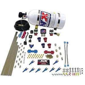 PRO-SHK/GAS (200-300-400-500-600HP) 2 FUEL 1 SUPERSHARK SOLENOID LESS BOTTLE