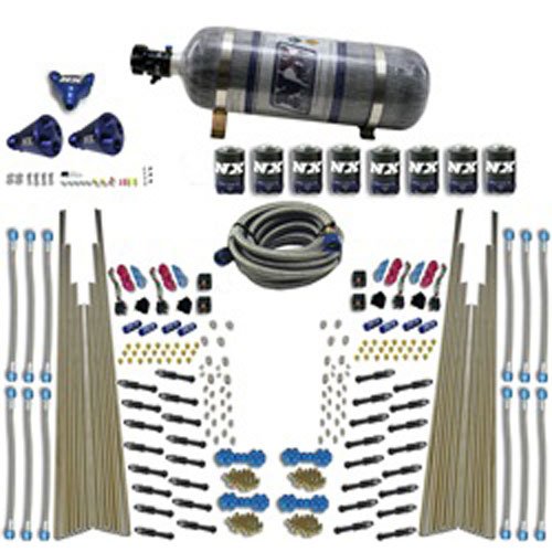8 CYL DRY DIRECT PORT FOUR STAGE 8 SOLENOIDS W/ COMPOSITE BOTTLE 200-600HP
