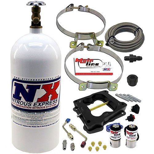 Mainline Carburetor Nitrous Plate System Q-Jet/Spreadbore Carb Plate