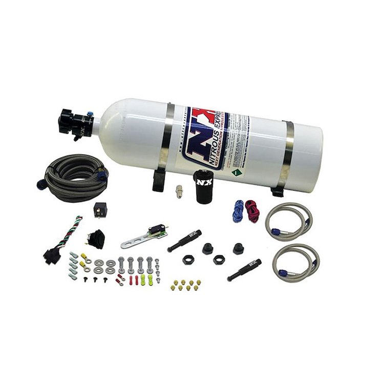 NXD Super Stacker Diesel Nitrous System with Lightning 375 Solenoid and 15 lb. Bottle