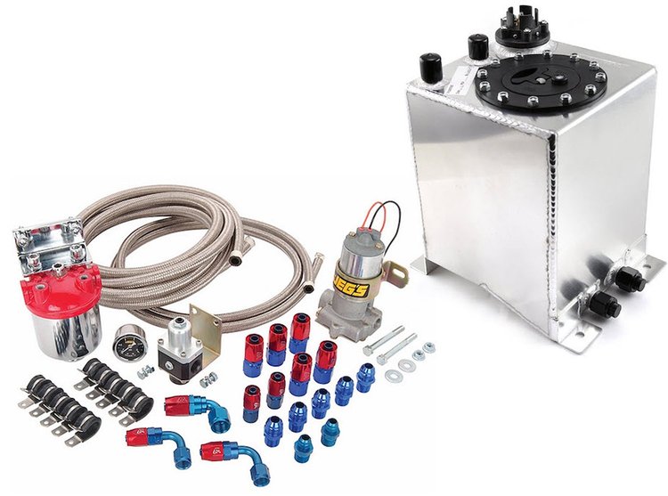 1-130-001 Fuel Tank Kit 2.5 Gallon [Polished]