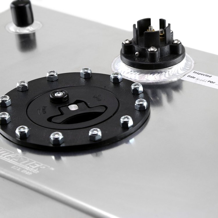 Polished Aluminum Fuel Cell with Sender Capacity: 10 Gallons