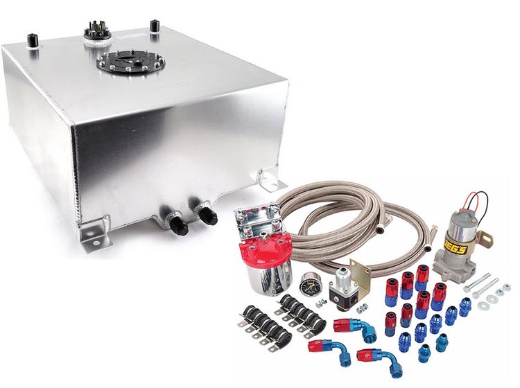 1-130-011 Fuel Tank Kit 15 Gallon [Polished]