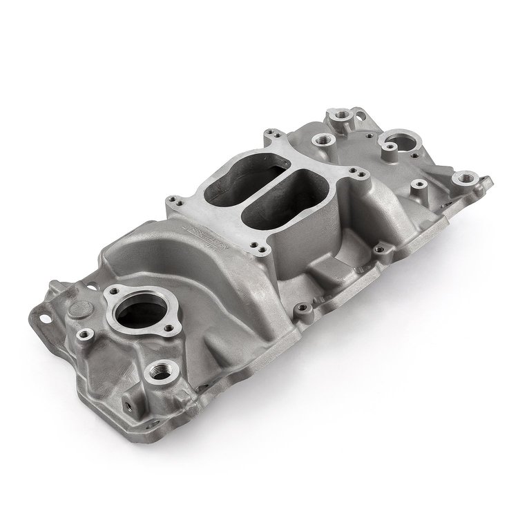 LowRise Intake Manifold 1957-1995 Small Block Chevy 350