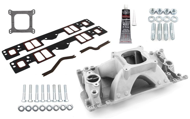 HiRise Intake Manifold Kit for Small Block Chevy 350 Vortec