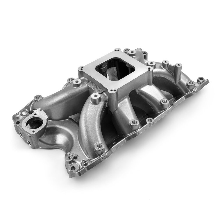 HiRise Intake Manifold for Ford 429, 460 w/Cobra Jet Ports - Polished Finish
