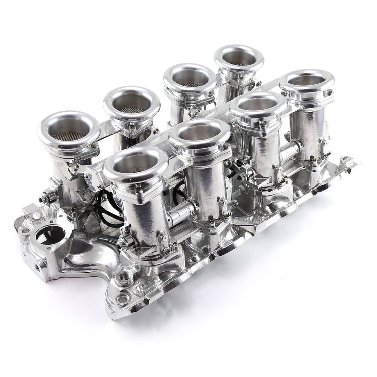 Downdraft EFI Stack Intake Manifold - Big Block Ford 460 Fuel Injected