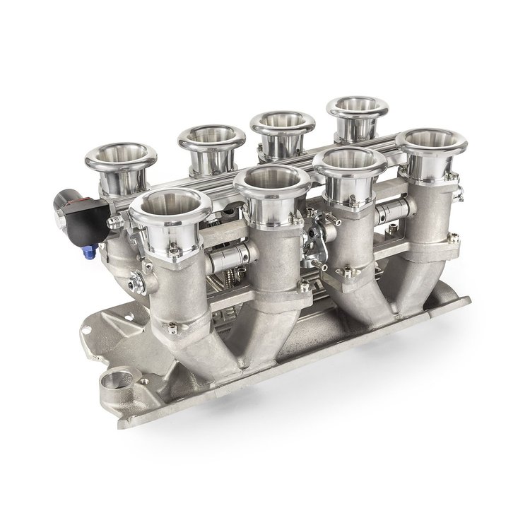 CHEVY SBC 350 DOWNDRAFT INTAKE MANIFOLD