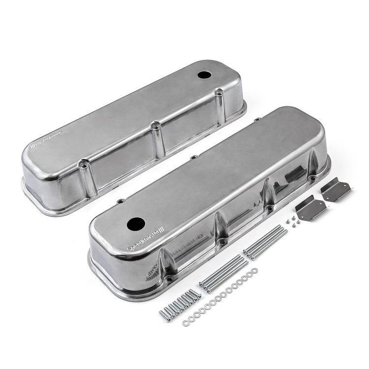 1-314-002-01 Chevy BBC 454 Aluminum Valve Covers Polished