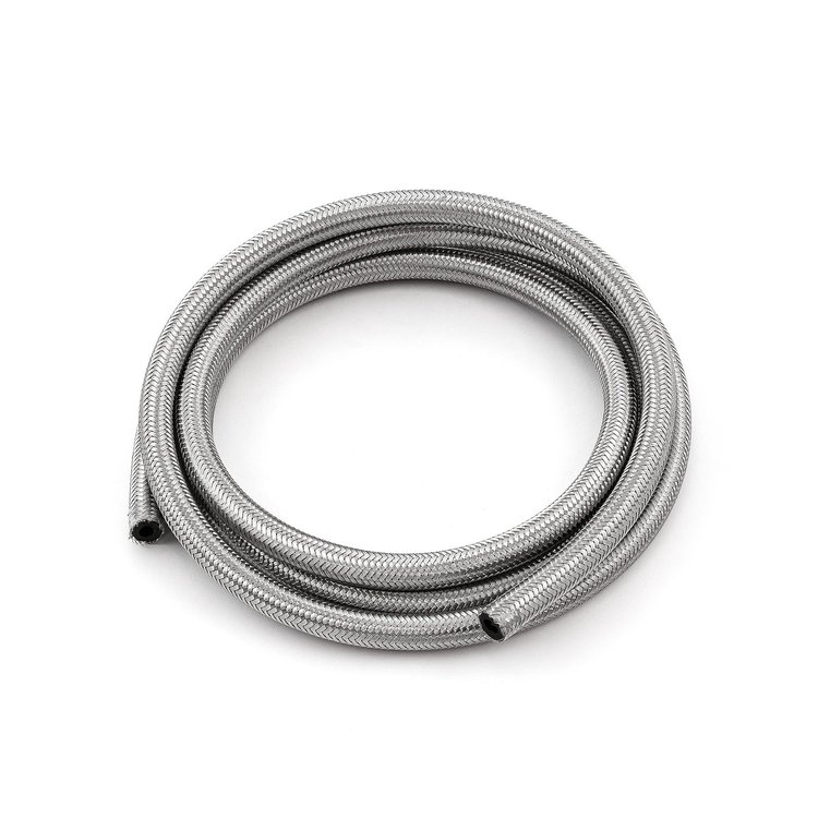 1-339-001-05 -4 AN Braided Stainless Steel Hose Line 20 ft. Length