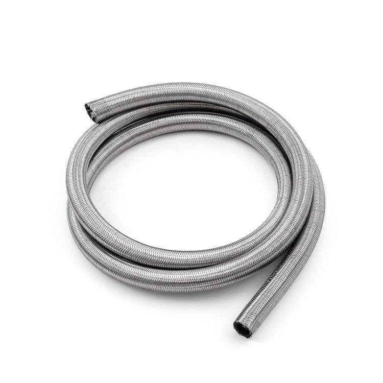 1-339-004-04 -10 AN Braided Stainless Steel Hose Line 15 ft. Length