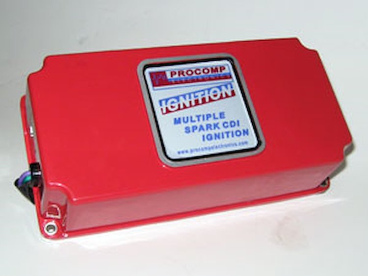 6AL Ignition Red MSD Style Case