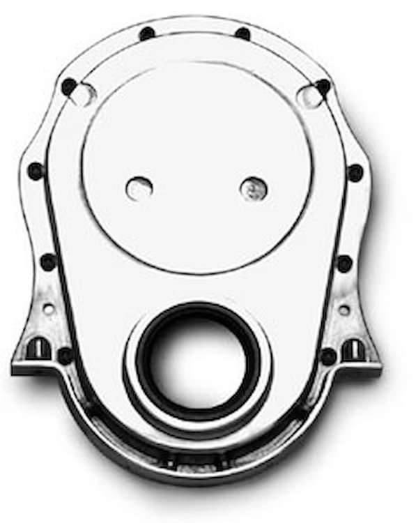 BBC Alloy Polished Timing Cover