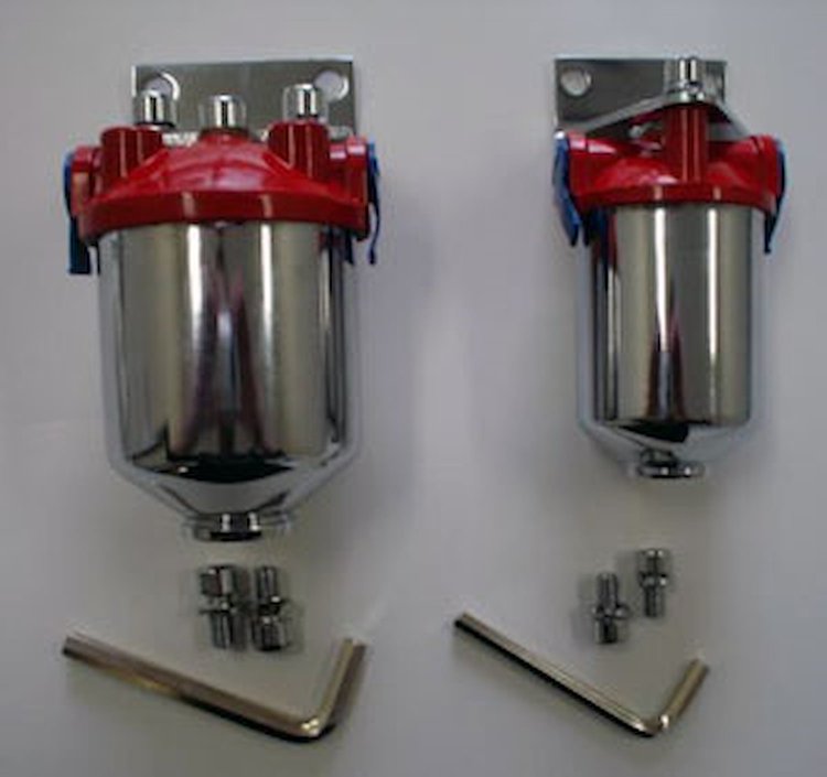 FUEL FILTR SMALL RED W/ACC.