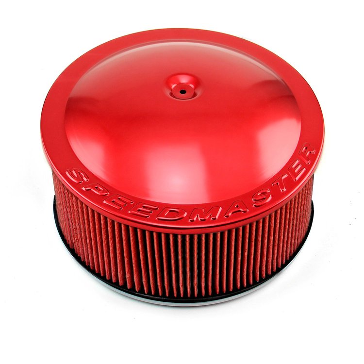 14 x 6 Washable Element Speedmaster Top Dropped Base Air Cleaner Kit