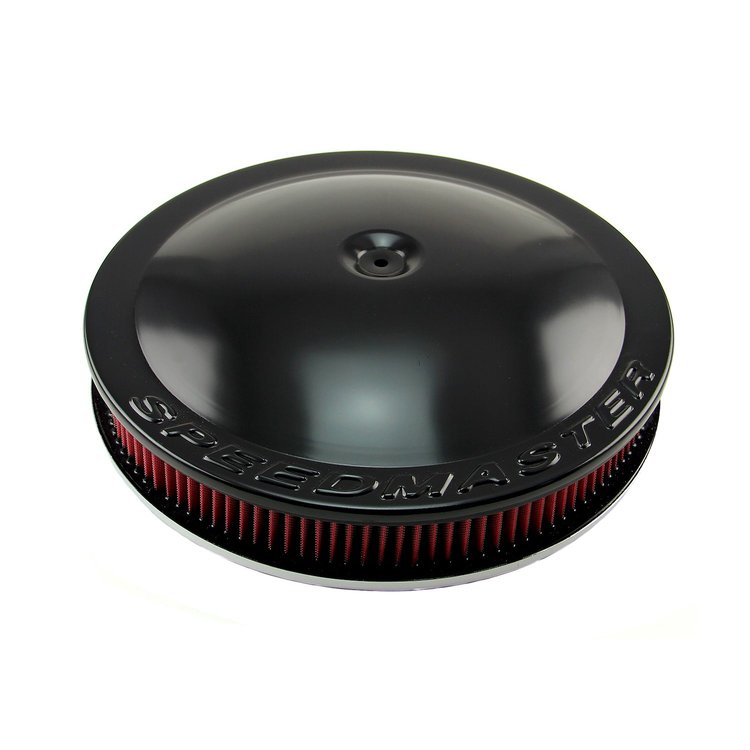 14 x 2 Washable Element Speedmaster Black Top Dropped Base Air Cleaner Kit