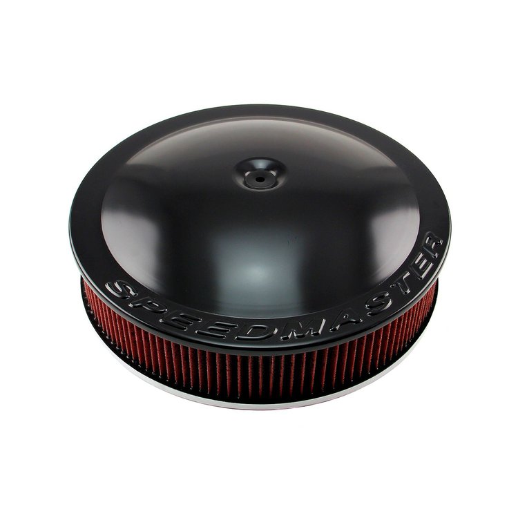 14 x 3 Washable Element Speedmaster Black Top Dropped Base Air Cleaner Kit