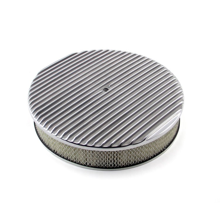 14 Classic Finned Aluminum Air Cleaner Kit