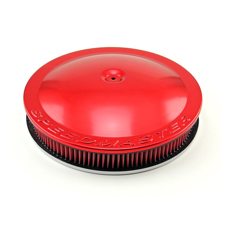 14 x 2 Washable Element Speedmaster Top Flat Base Air Cleaner Kit