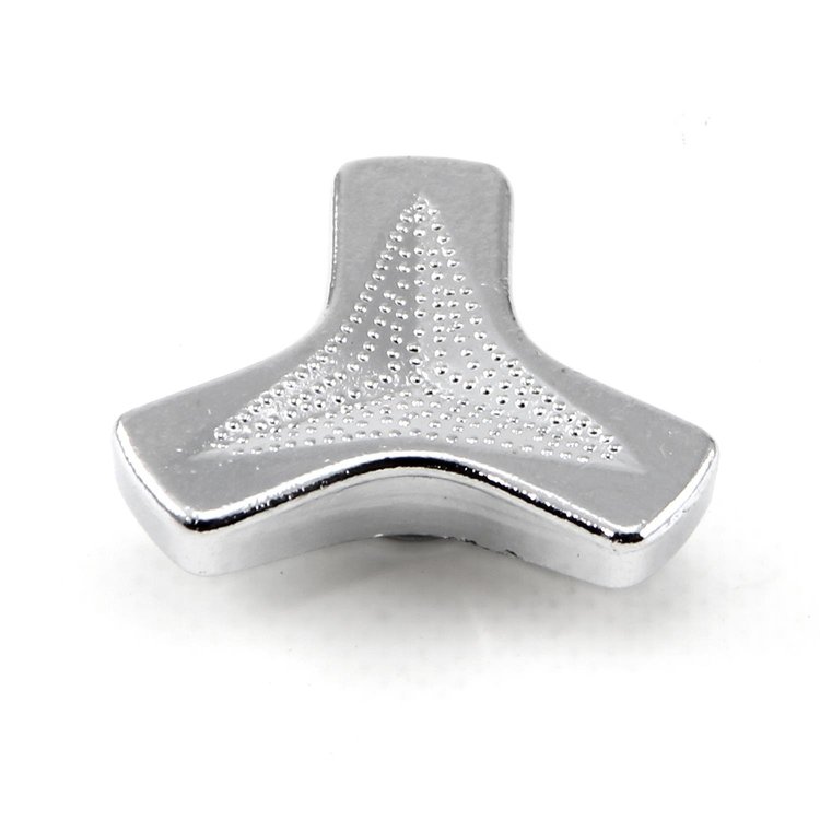 Air Cleaner Nut 1/4-20 Chrome Tri-Bar Style