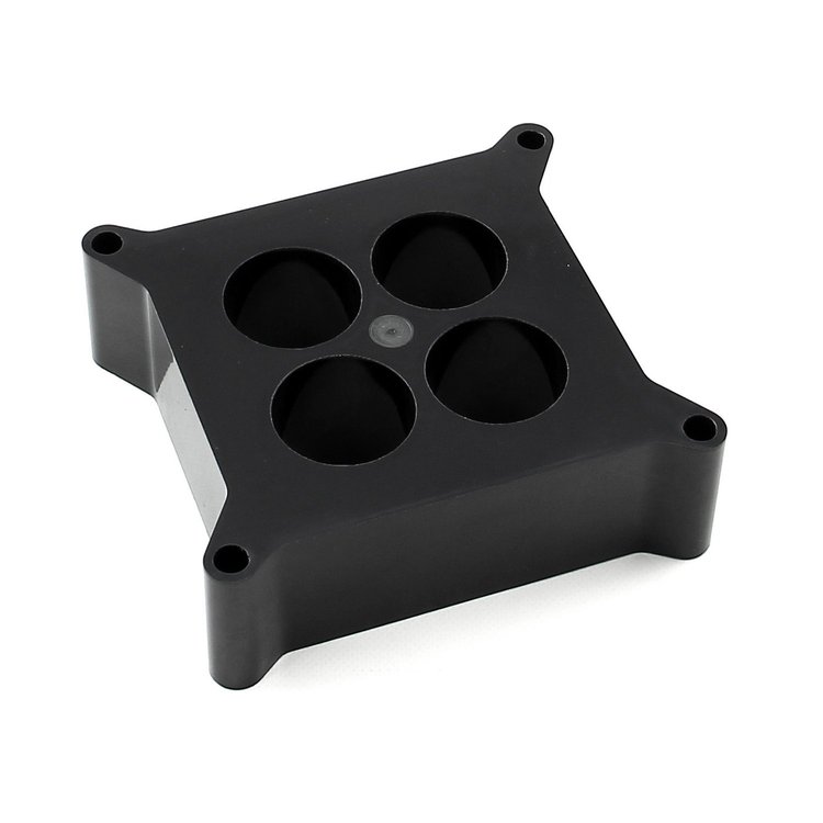 2 Phenolic / Bakelite Carburetor Spacer Square Bore 4 Port
