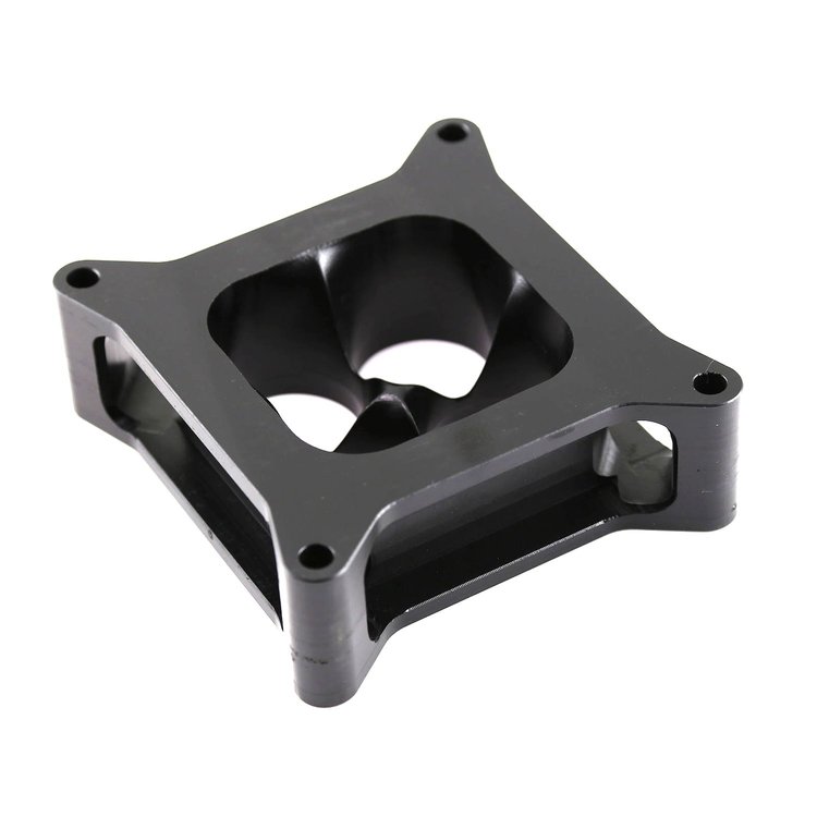 2 in. Carburetor Spacer 4150 Square Bore - Black Anodized