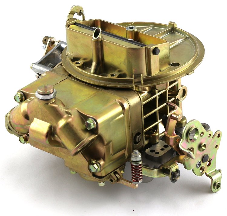 350 cfm Cast Aluminum 2-bbl Carburetor - Zinc Finish