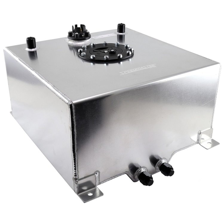 Polished Aluminum Fuel Cell with Sender Capacity: 10 Gallons