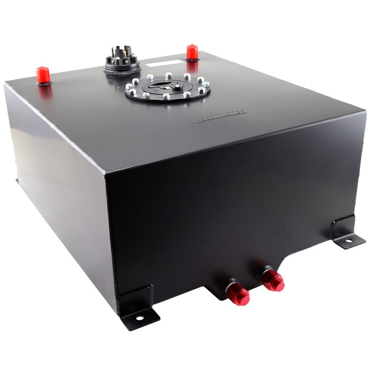 Black Aluminum Fuel Cell with Sender Capacity: 15 Gallons
