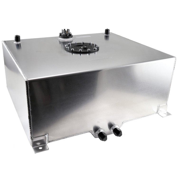 Polished Aluminum Fuel Cell with Sender Capacity: 20 Gallons