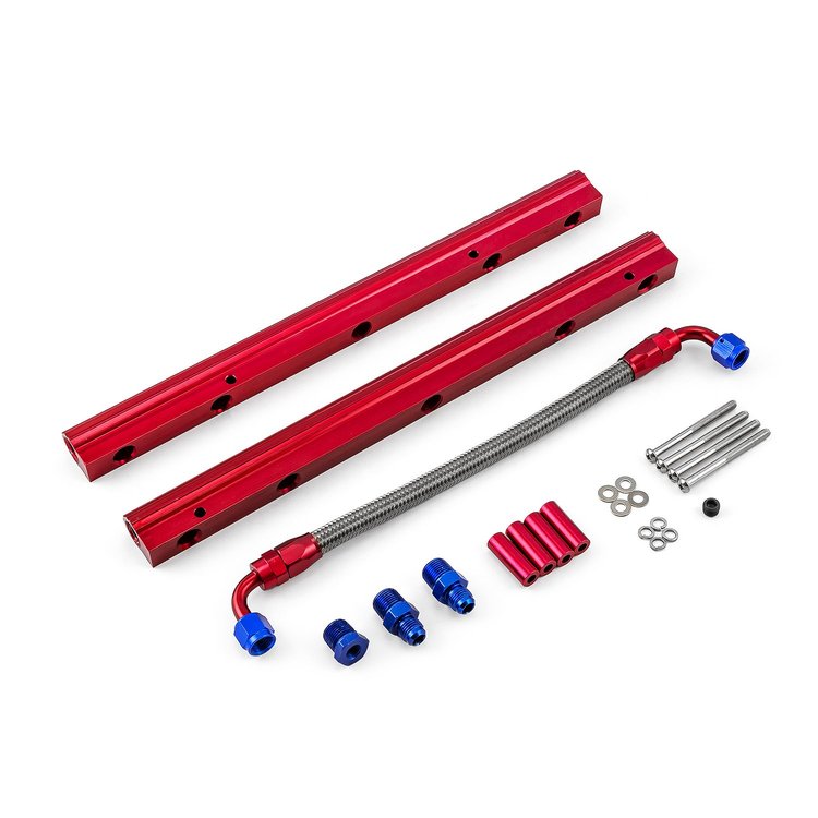 Oldsmobile 400 425 455 Billet Aluminum Fuel Injector Rail Kit
