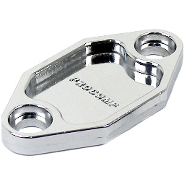 Holden 253 304 308 Fuel Pump Block Off Plate Chrome