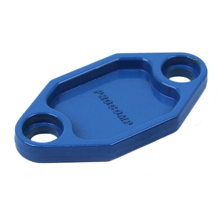 Holden 253 304 308 Fuel Pump Block Off Plate Blue