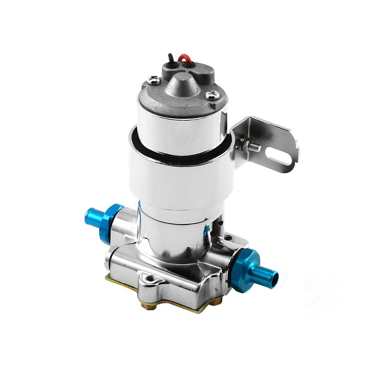 140 Gph Universal Electric Fuel Pump 14 PSI [Chrome Finish]