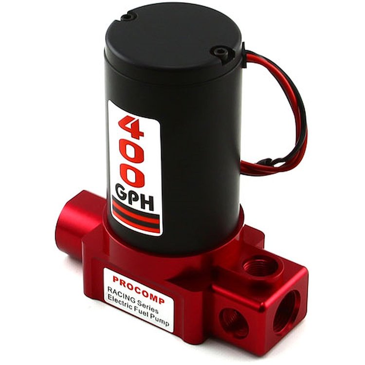 400 Gph Universal Billet Electric Fuel Pump Red
