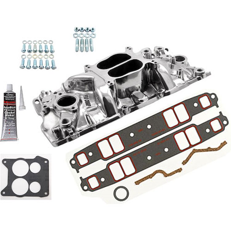 Holeshot Intake Kit 1957-95 Small Block Chevy 350 Includes: