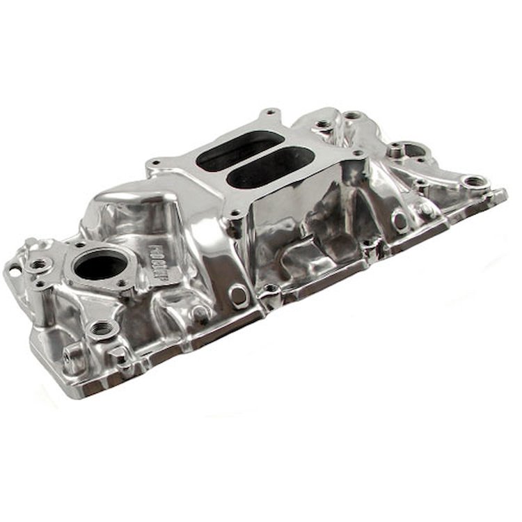 Chevy SBC 350 Holeshot +Plus 1957-95 Intake Manifold Polished