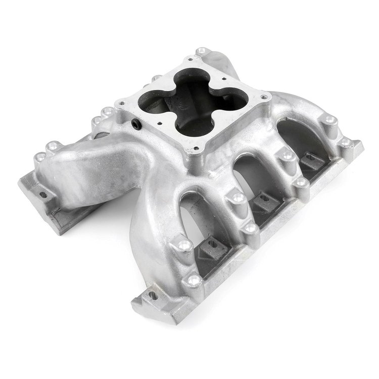 Chevy Ls7 4500 Flange Carburetor Intake Manifold Satin W/ Efi Provisions